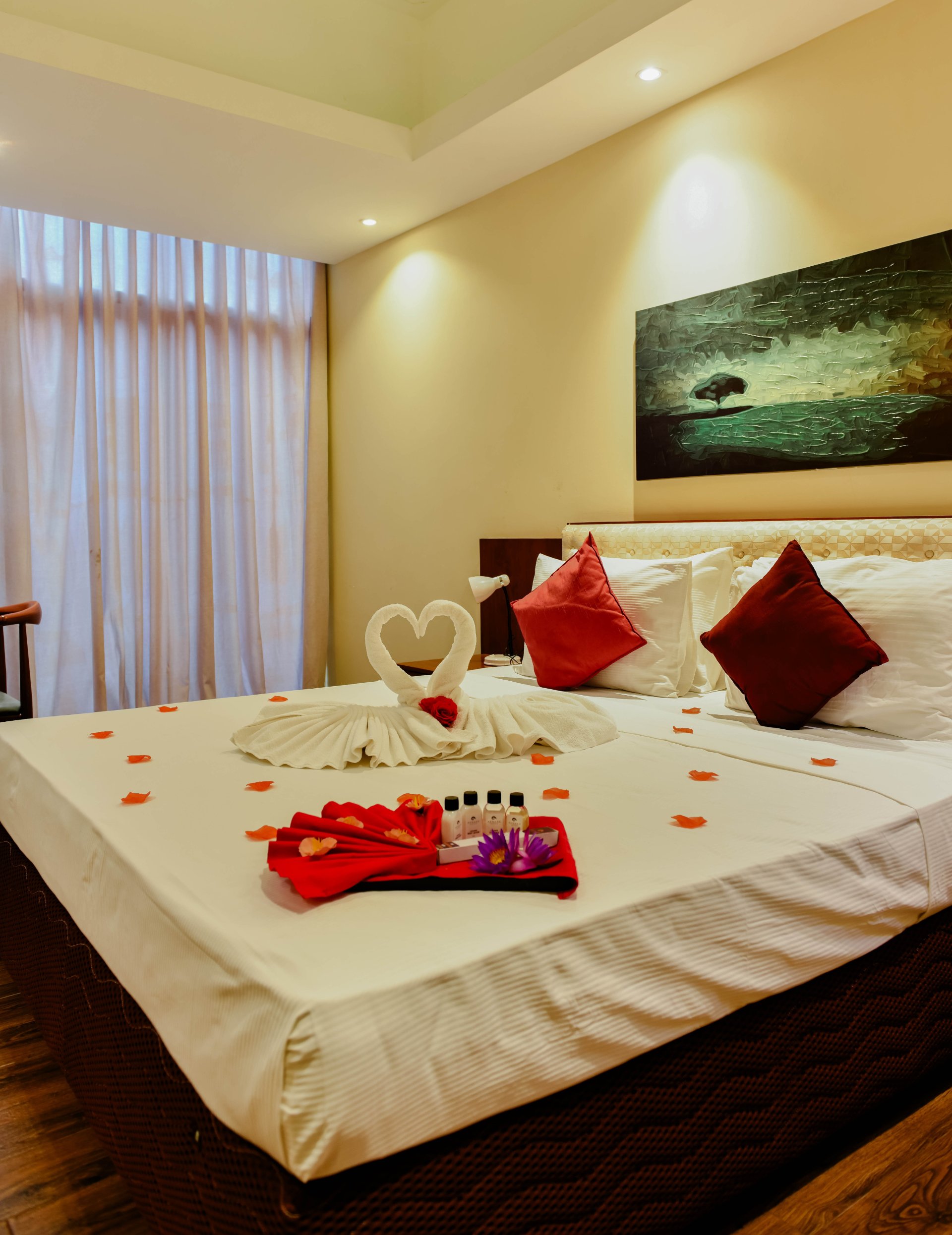 Romantic Honeymoon Setup